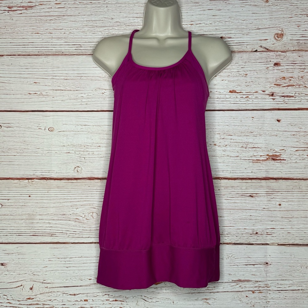 Lululemon No Limits Tank In Raspberry Sz 6 - image 4